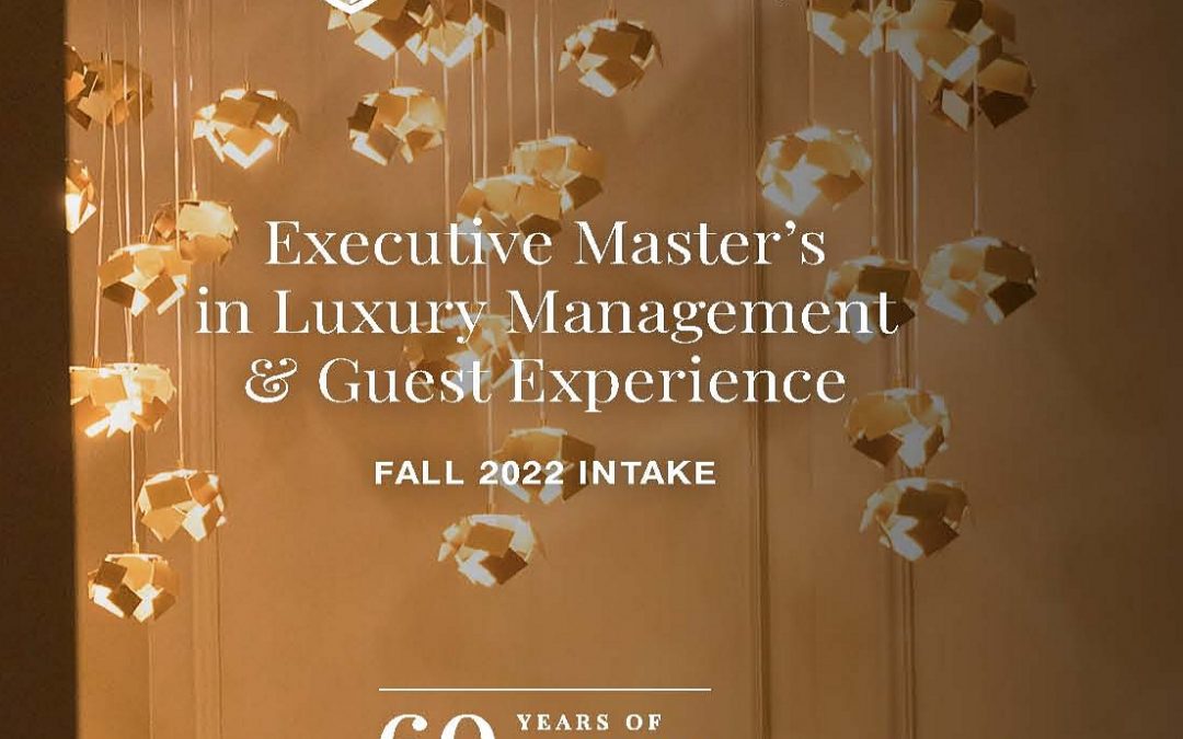 [글리옹] Executive Master’s in Luxury Mangament & Guest Experience 런칭 안내